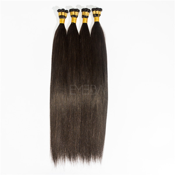 Hand Tied  Extension  Silky Straight European  Indian Remy Human hand tied hair weft Top Quality Hair YL206
